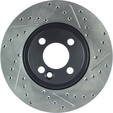Sport Drilled/Slotted Brake Rotor, 127.34101L